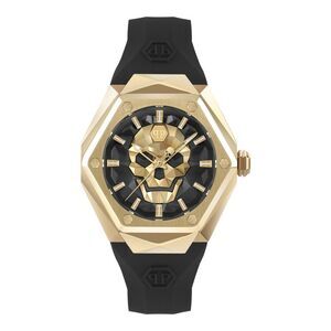 Philipp Plein The $kull Spikes Silicone Watch Gold Womens